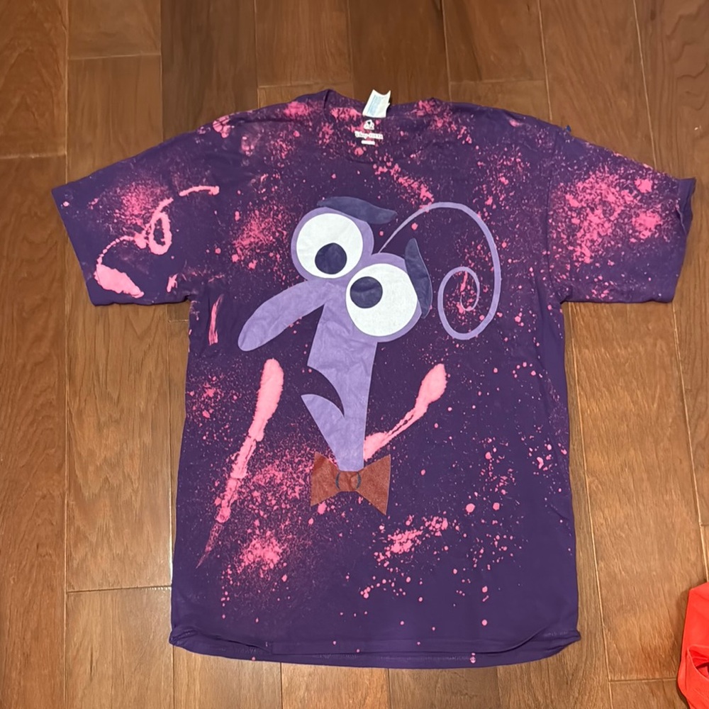 Disney Purple and Pink Short Sleeve T-shirt medium FEAR from inside out